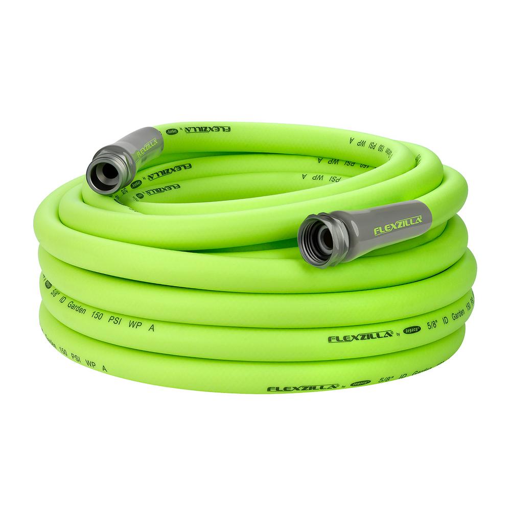  Flexzilla HFZG550YW Garden Hose 5/8In X 50Ft 3/4In 11 1/2 Ght Fittings 