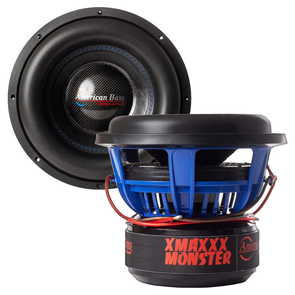  American Bass XMAX1222 Dual 2 Ohm Voice Coil 3500 Watts RMS/ 7000 Watts Max 