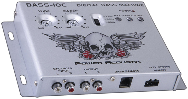  Power Acoustik BASS10C BASS CONTROL PARAMETRIC 