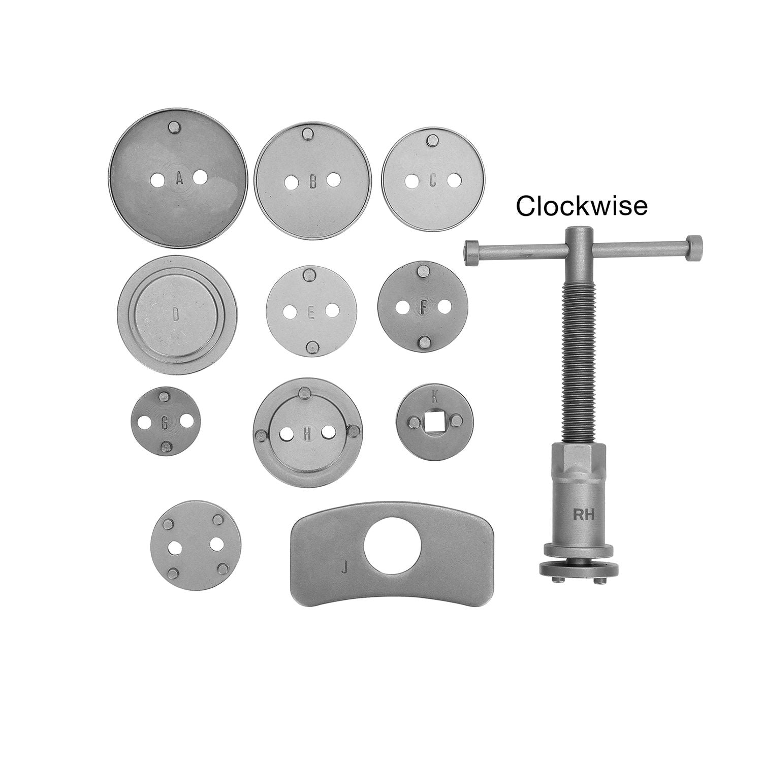  OEM Tools 27111 12-Piece Disc Brake Tool 