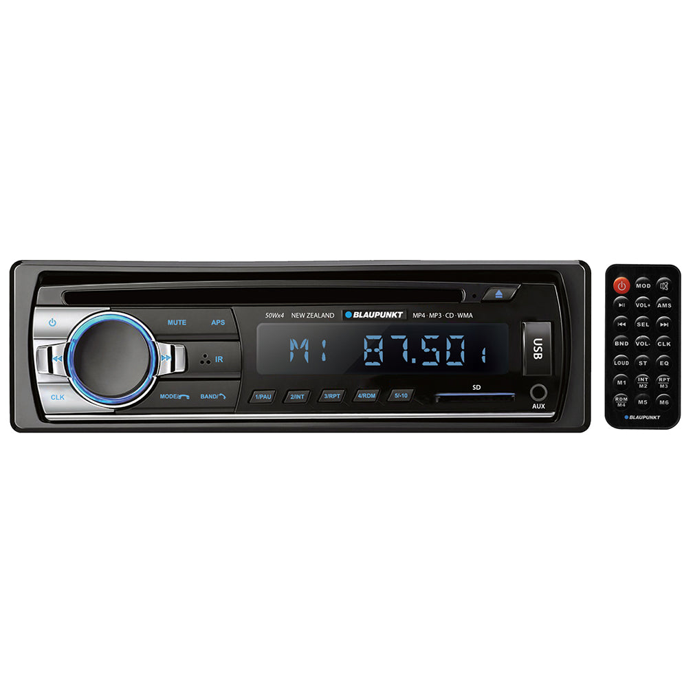  Blaupunkt Single-Din Bluetooth CD/MP3 Receiver 