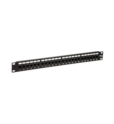  Icc ICMPP24CP6 Patch Panel,cat 6, Feed-thru 24-p,1rms 