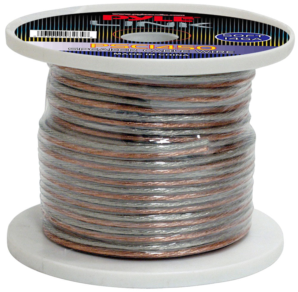  Pyle PSC1450 14 Gauge 50 ft. Spool of High Quality Speaker Wire 