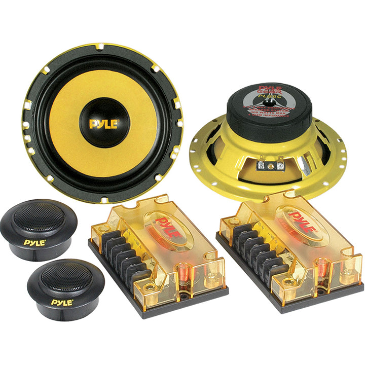  Pyle PLG6C 6.5-Inch 400-Watt 2-Way Custom Component System 