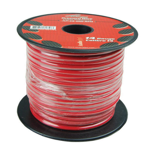  Audiopipe AP14500RD 14 Gauge 500Ft Primary Wire Red 