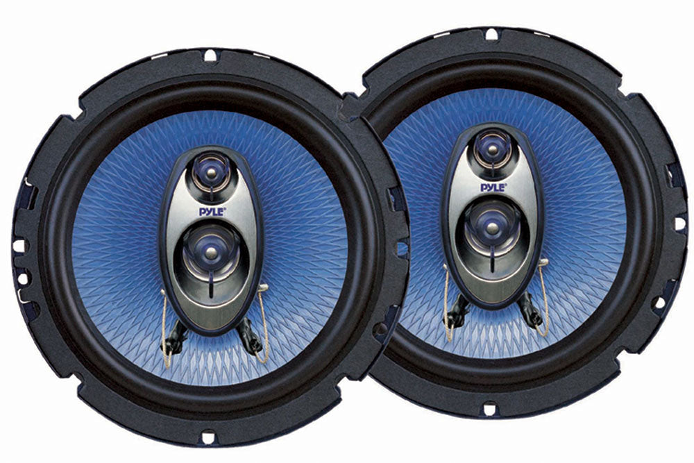  Pyle PL63BL 6.5-Inch 360W Three-Way Speakers (Pair) 