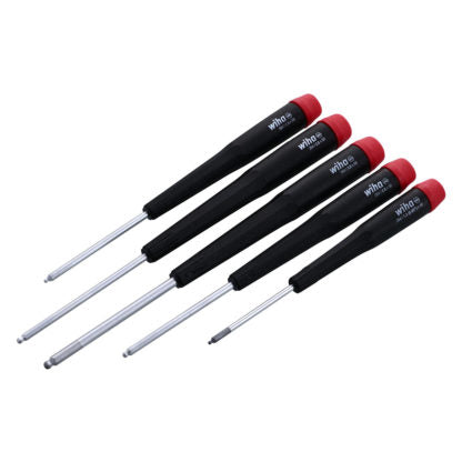  Wiha 26491 Precision Ball End Hex Screwdriver Set - Metric (5 Piece Set) 