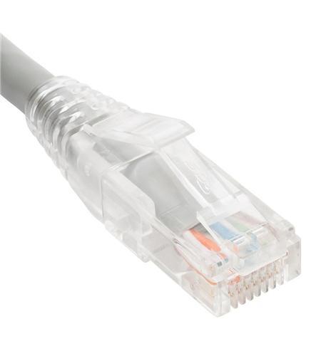  Icc ICPCST03GY Patch Cord Cat6 Clear Boot 3' Gray 