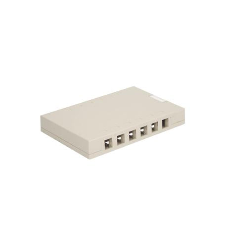 Icc IC107SBTWH Surface Mount Box, 12-port, White