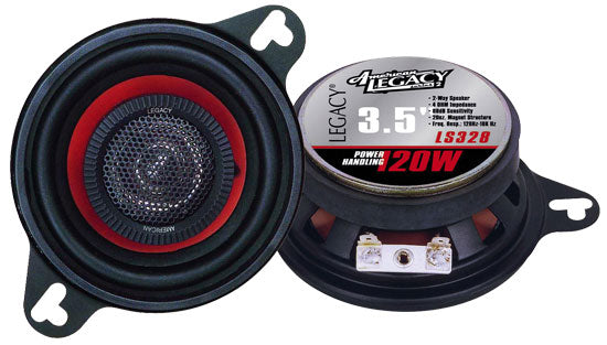  Legacy LS328 3.5-Inch 120 Watt TwoWay Speakers 