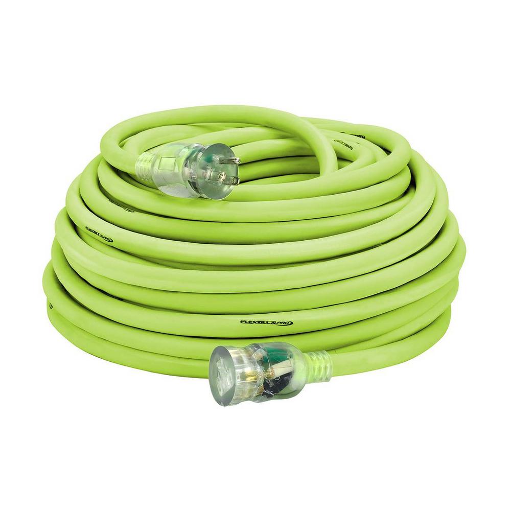  Flexzilla FZ512935 Pro Extension Cord 10/3 Awg Sjtw 100Ft Outdoor Lighted Plug 