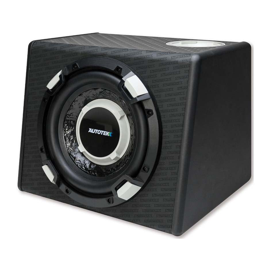  Autotek SSW112A Single 12" Powered Subwoofer Enclosure 800 Watts 