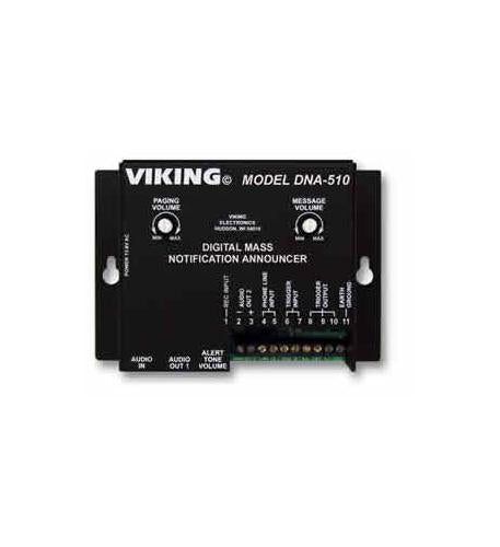  Viking electronics DNA-510 Digital Mass Notification Announcer 