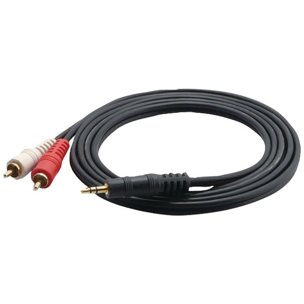  Pyle PCBL42FT6 12-Gauge RCA L/R Male to 3.5mm Stereo Male Y-Cable, 6ft 