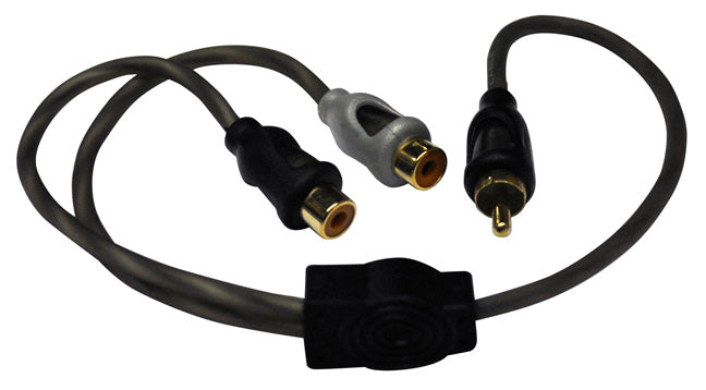  American Bass SQ1M2F Y RCA Cable 1 male to 2 female 