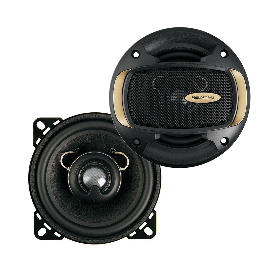  SoundStream SS402 Hi End 4" 2-way Speaker 65W RMS Tweeter Fiberglass Cone 