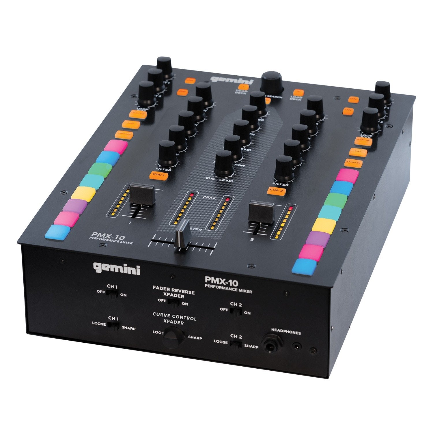  Gemini PMX-10 2-Channel Audio Mixer and DJ Controller 