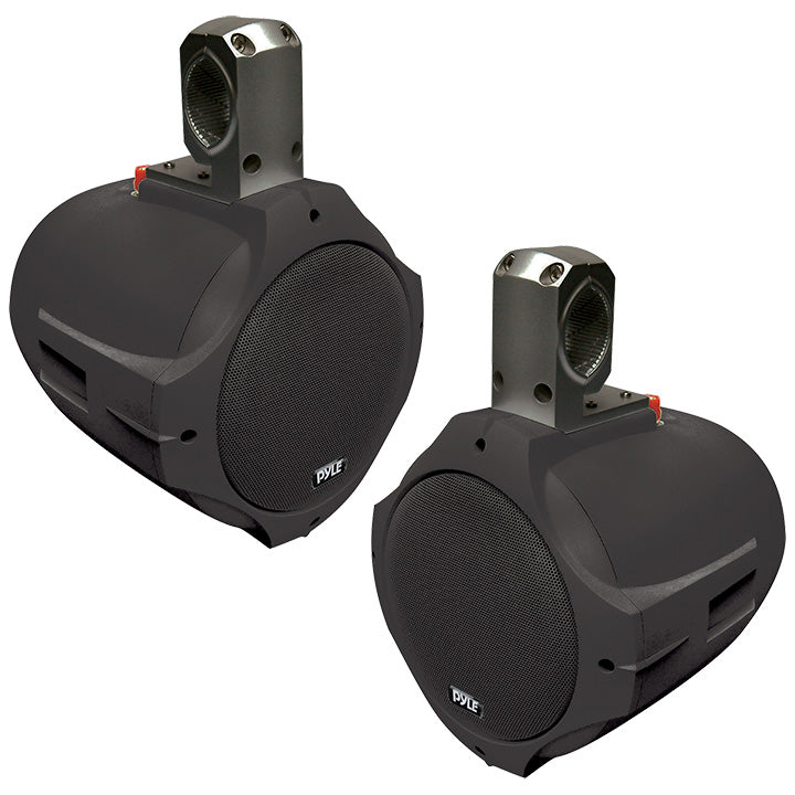  PYLE PLMRB85 8-Inch 300-Watt 2-Way Wakeboard Speakers (Black) 