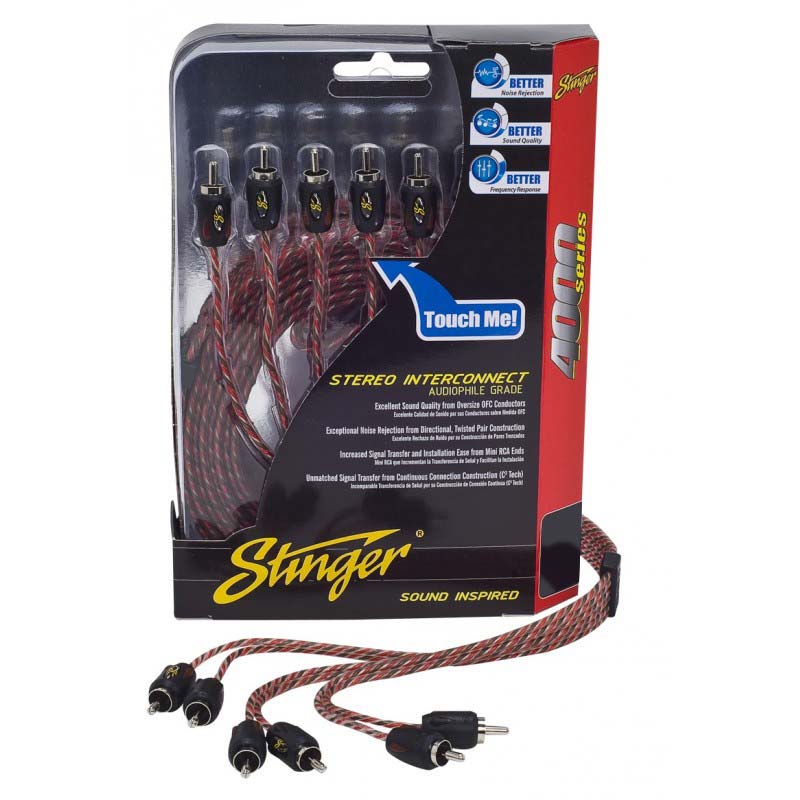  Stinger SI4617 17Ft. RCA Cable 