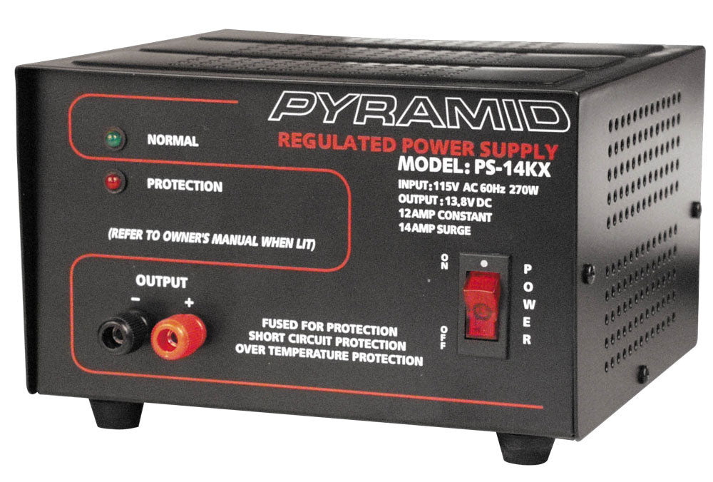  Pyramid PS14KX 13.8 VOLT 14 AMP Power Supply 