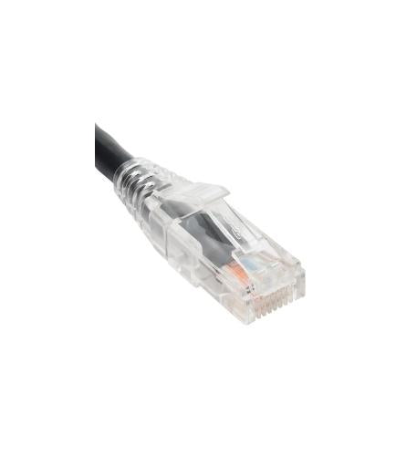  Icc ICPCSP05BK Patch Cord, Cat5e, Clear Boot, 5' Black 