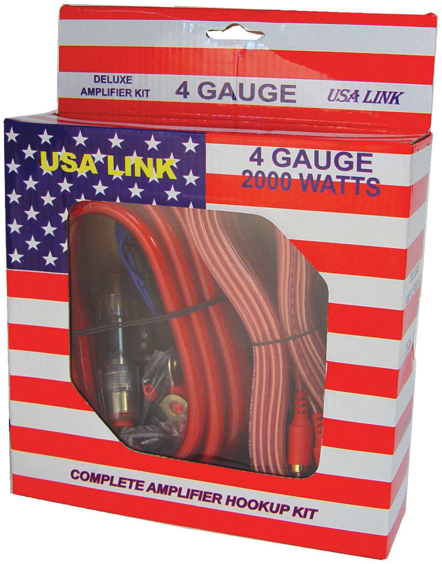  Q Power 4GAUSALINK 4 Gauge Amplifier Kit 