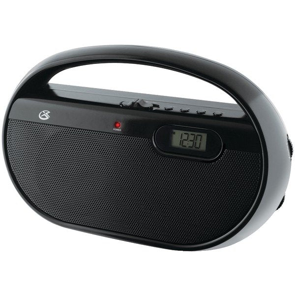  GPX R602B AM/FM Portable Clock Radio 