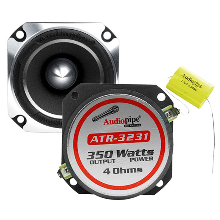  Audiopipe ATR3231 1" 350 Watt Heavy Duty Titanium Super Car Tweeter 