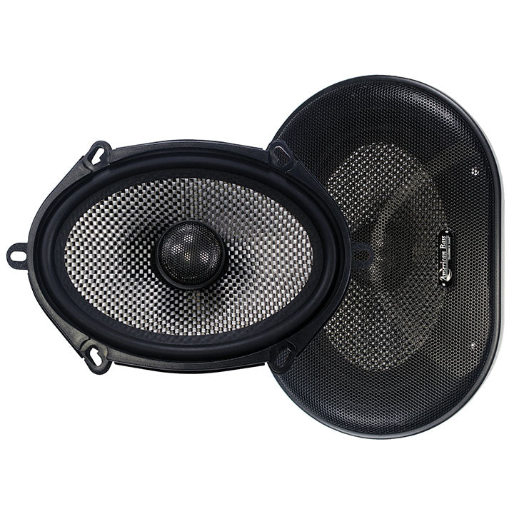  American Bass SQ5.7 5x7 6x8" 150 watt 2 Way Speakers (pair) 