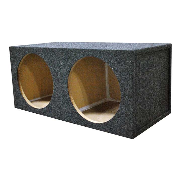  R/T 770.15 Empty Woofer Enclosure Obcon Dual 15" Square Sealed Mdf 