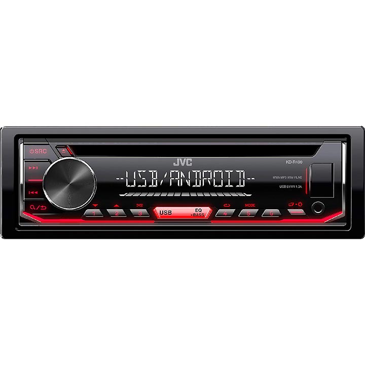  JVC KDR490 AM / FM / CD / USB / AUX input 