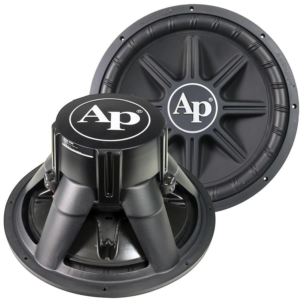  Audiopipe TSPX1550 15" Woofer 500W RMS/1000W Max Dual 4 Ohm Voice Coils 