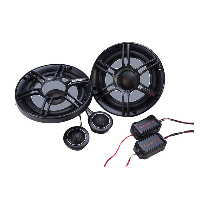  Crunch CS65C 6.5" 2-Way Component Speaker 300w Max 