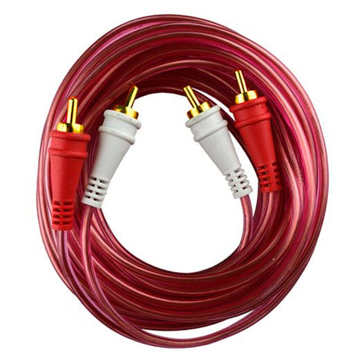  Audiopipe AMPG3 RCA Cable 3' Audiopipe Ofc Clear Installer Series 