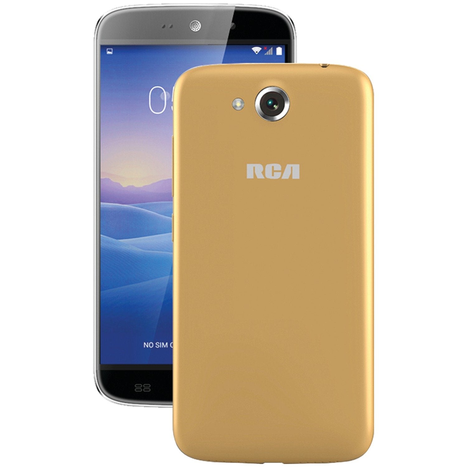  RCA RLTP5567-CHAMPAGNE 5.5" Android™ Quad-Core Smartphone (Beige/Champagne) 