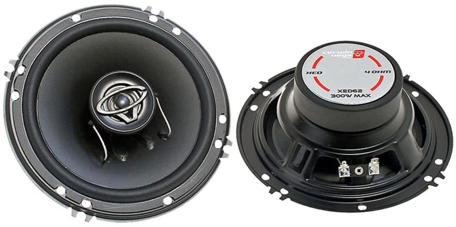  Cerwin Vega XED62 XED Mobile Series 6.5" 2-Way Coaxial Speaker 300W Max 