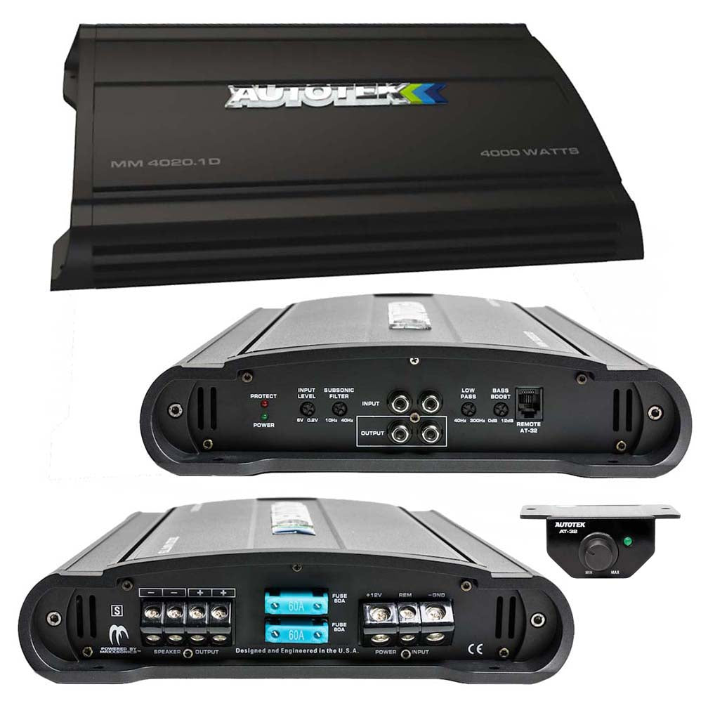  Autotek MM Amplifier 4000 Watt D class 