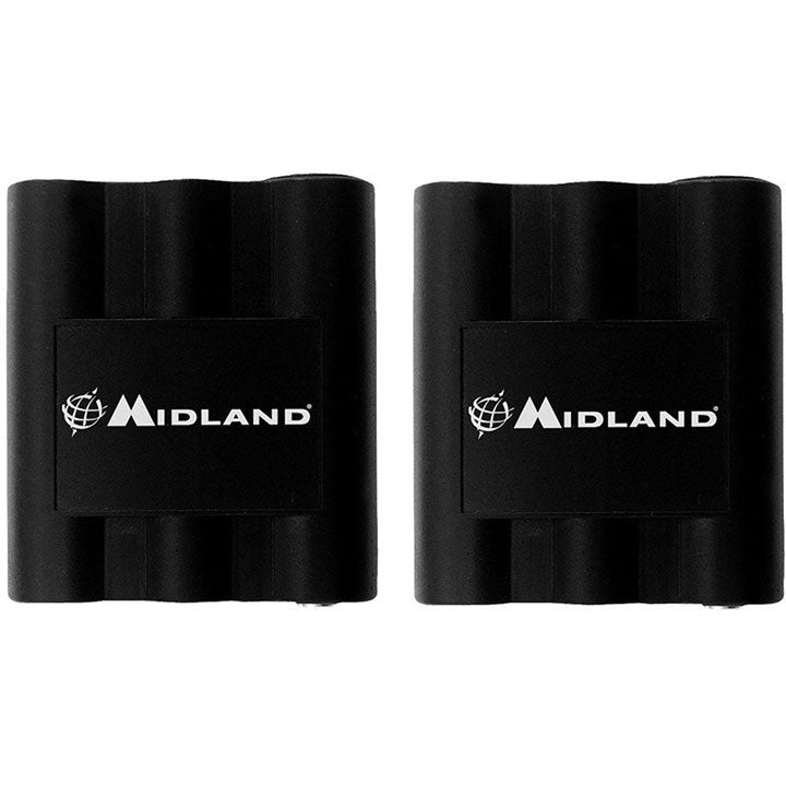  Midland AVP7 Rechargeable Battery Packs for XT511 & GXT Series GMRS Radios Pair 