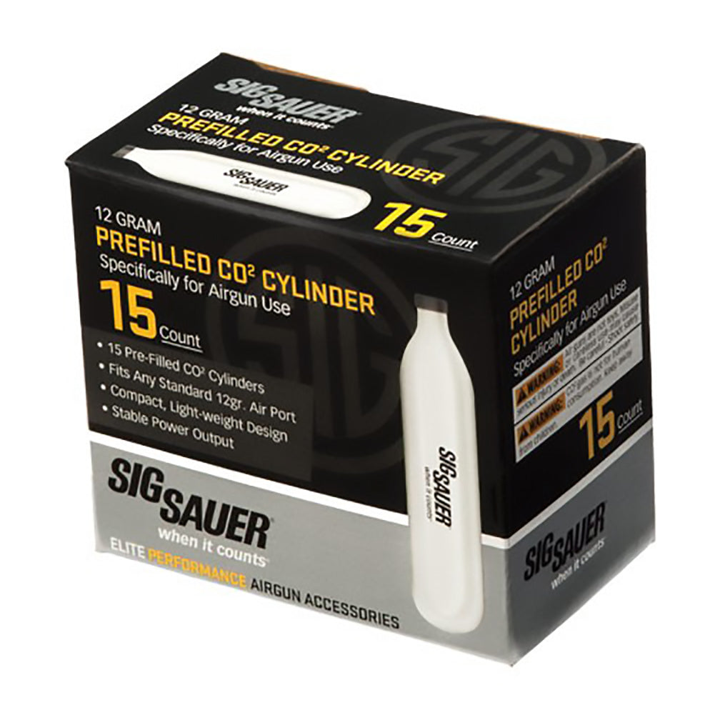  Sig Sauer AC1215 CO2 CYLINDERS 12 Gr. - 15 PACK 