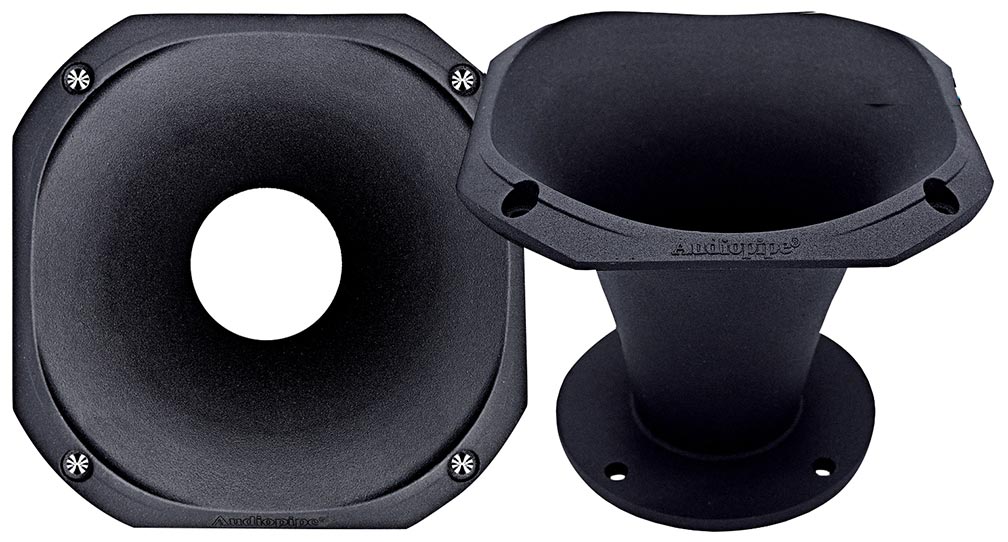  Audiopipe APH6050BOH 6" High Frequency Aluminum Horn Each 