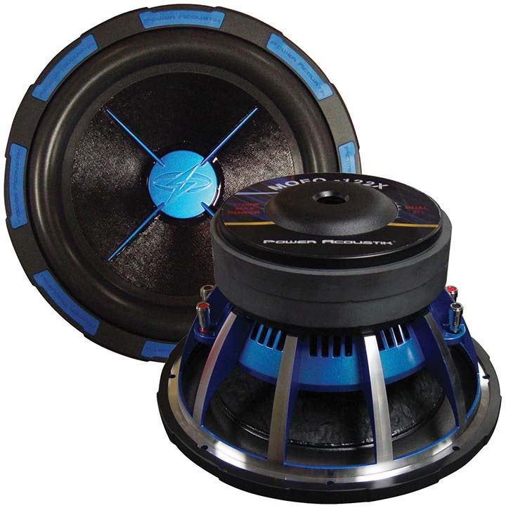  Power Acoustik MOFO104X 10" Woofer Dual 4 Ohm 2400W Max 