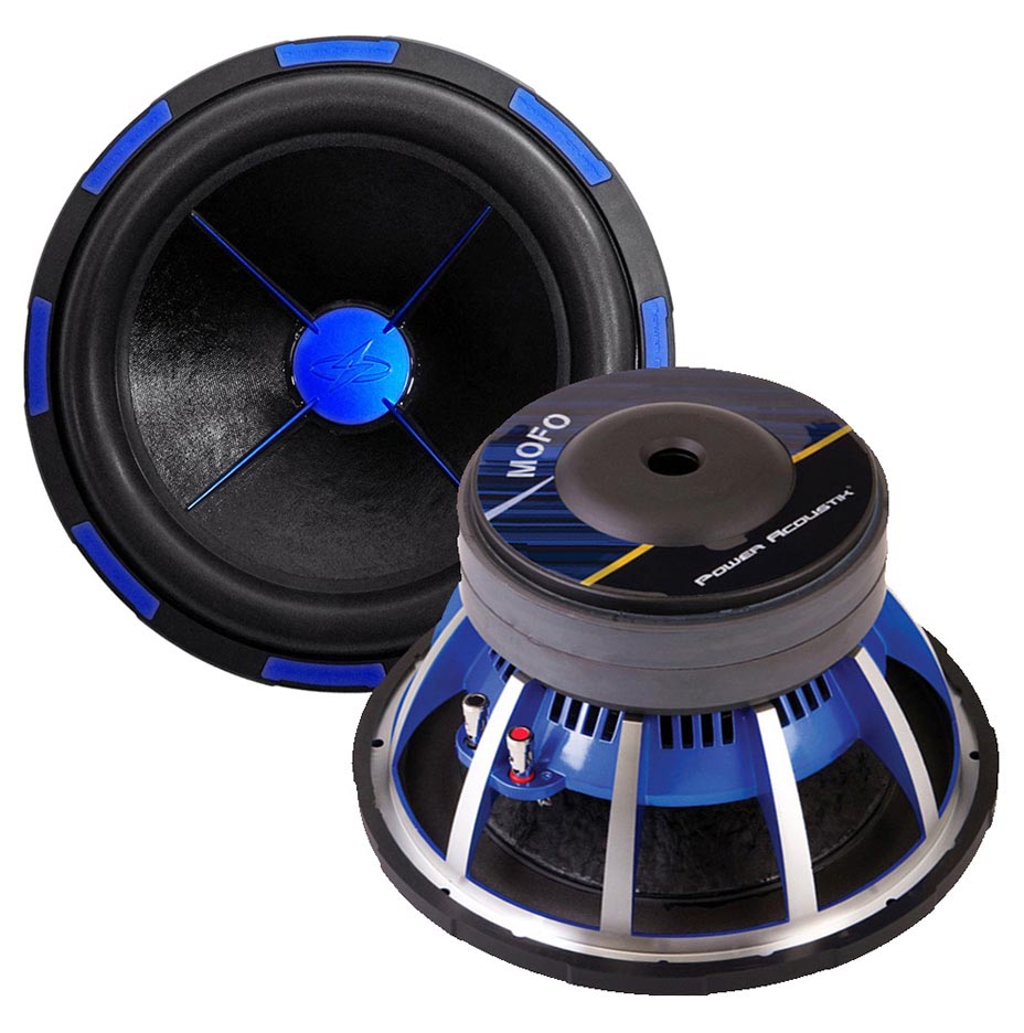  Power Acoustik MOFO 12-Inch Competition Subwoofer Dual 2-Ohm Voice Coils 