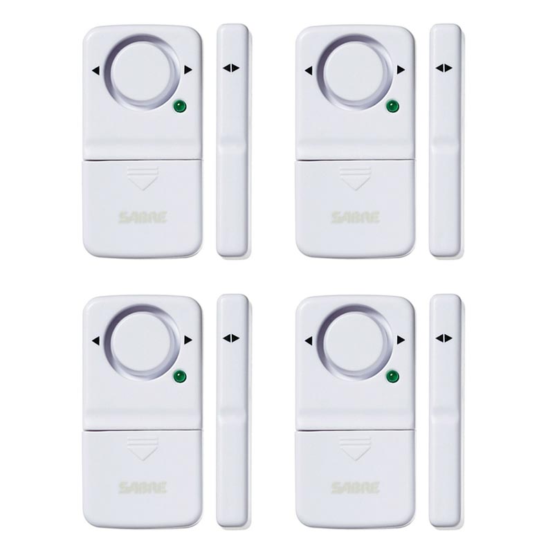  Sabre HSDWA4 Home Series Wireless Door/Window Alarm Kit (4 Pack) 