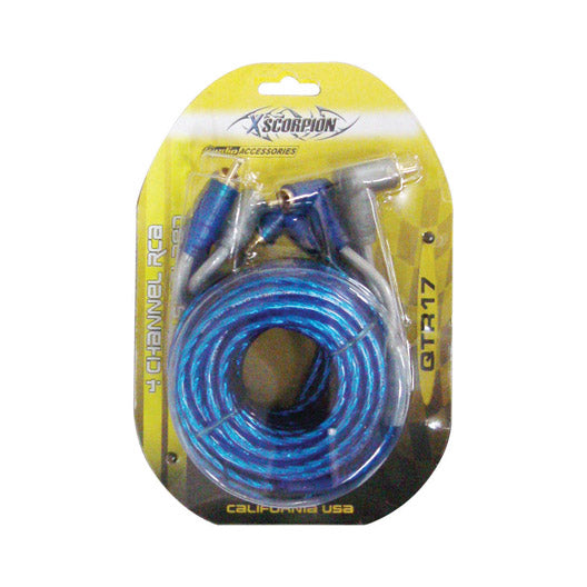  XScorpion QTR17 17Ft. Quad RCA Cable 