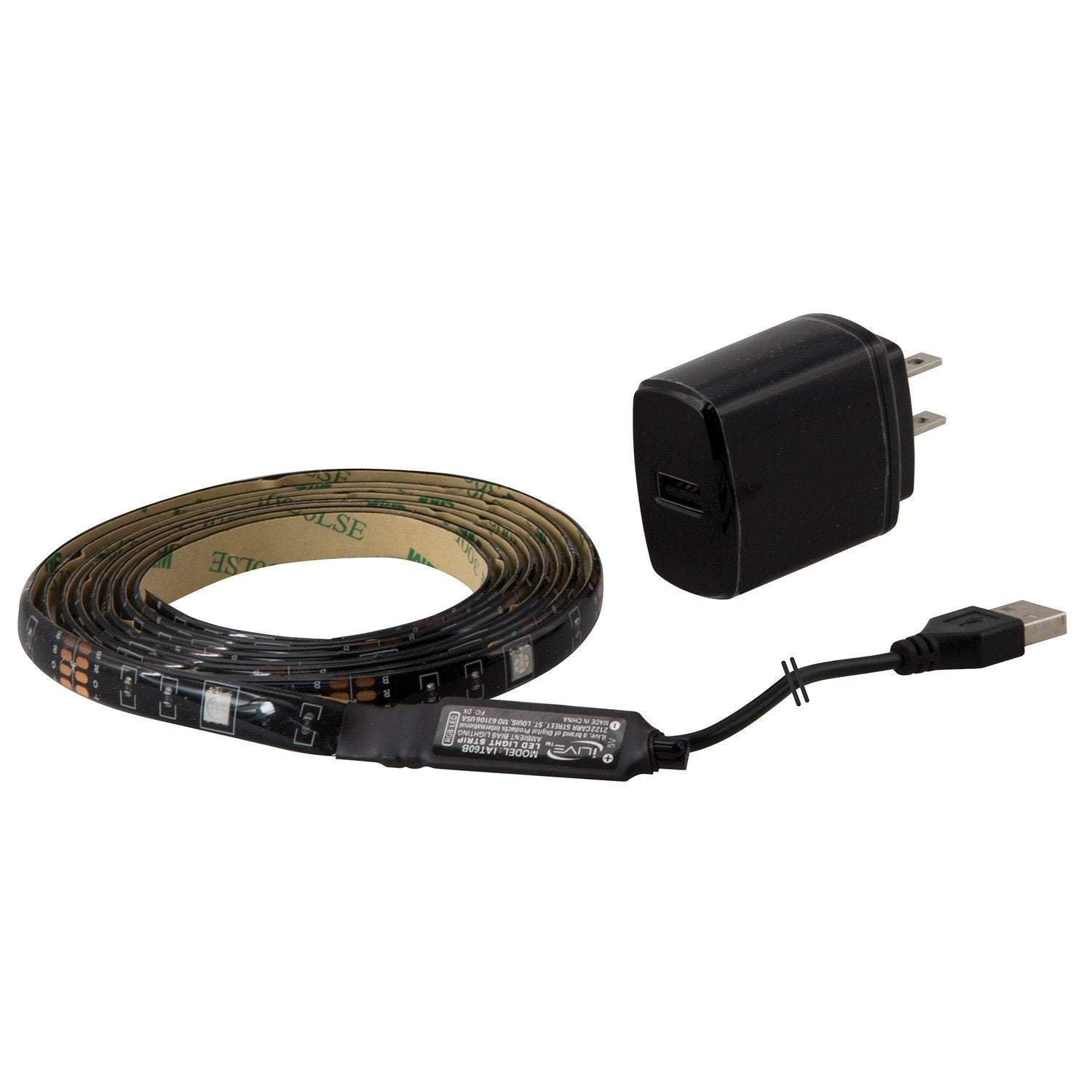  iLive IAT60B 32-LED Bias Lighting Strip, 6.56 Feet 