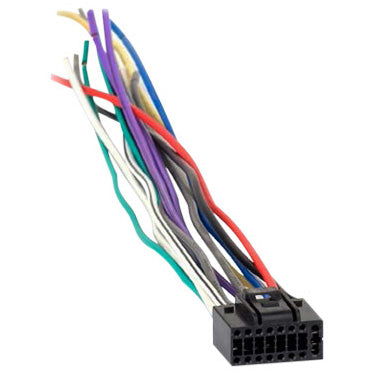  Xscorpion JVC1609 16 Pin Wiring Harness for 2009 and Newer JVC Radios 