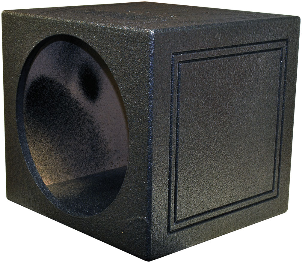  Q Power QBOMB15SSINGLE Single 15" Sealed Subwoofer Box w/ Bedliner Coating - 18"x16"x16.25" 