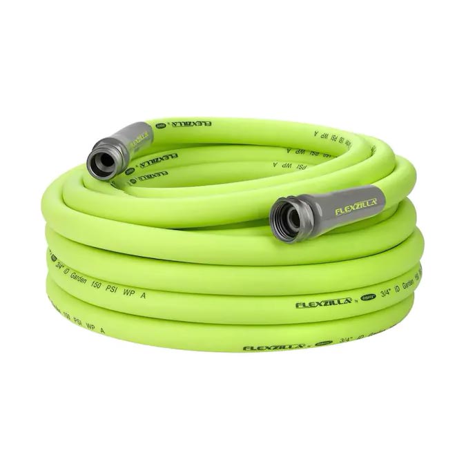  Flexzilla HFZG650YW Garden Hose 3/4In X 50Ft 3/4In 11 1/2 Ght Fittings 