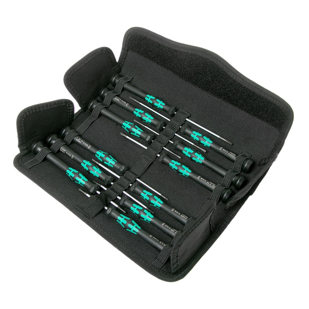  Wera 05073675001 Kraftform Micro-Set/12 Sb 1 Screwdriver Set Electronic Applica. 