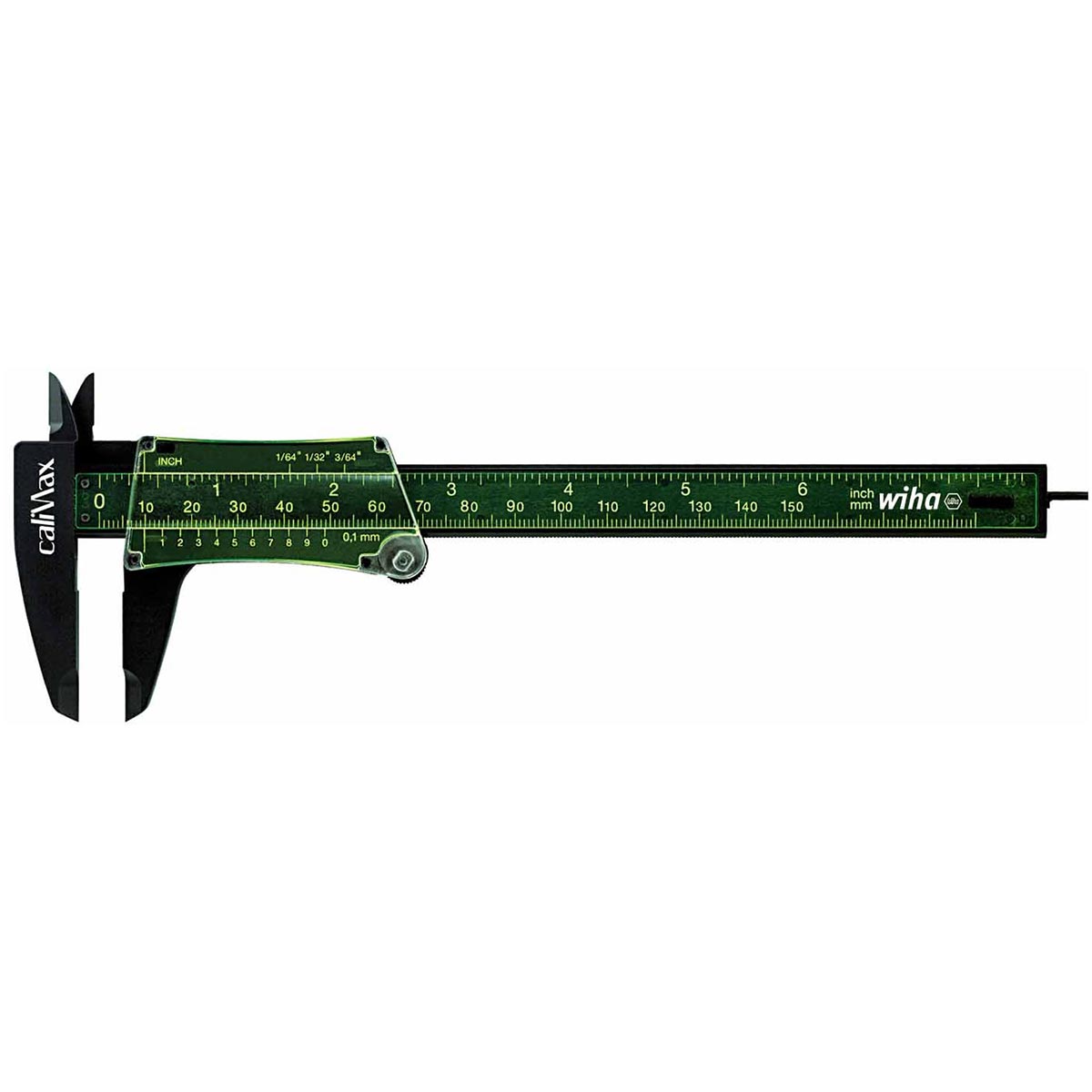  Wiha 41103 Vernier 6? Caliper CaliMax Metric and Inch 